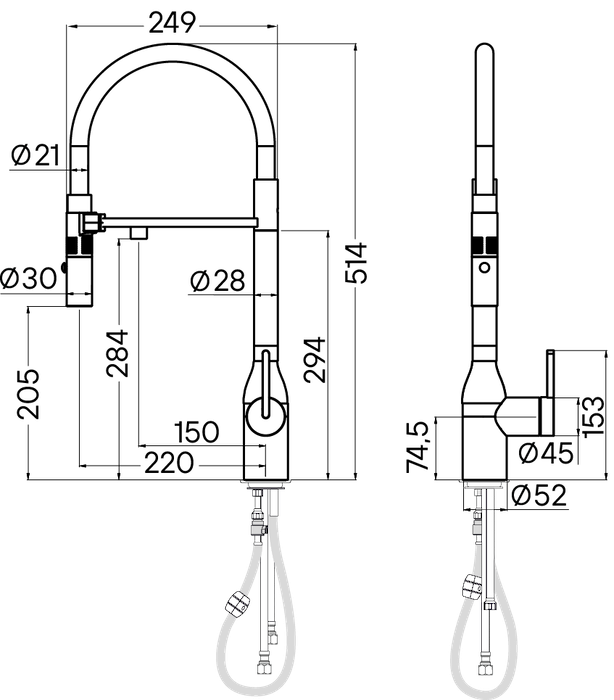 Размеры Paulmark MAGNETO ONE Ma213188-431 белый